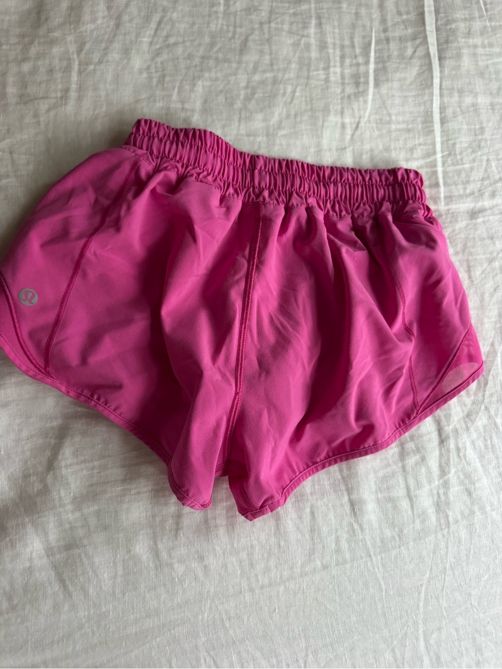 Lululemon Hotty Hot Low-Rise Shorts in Sonic Pink - Picture 3 of 4